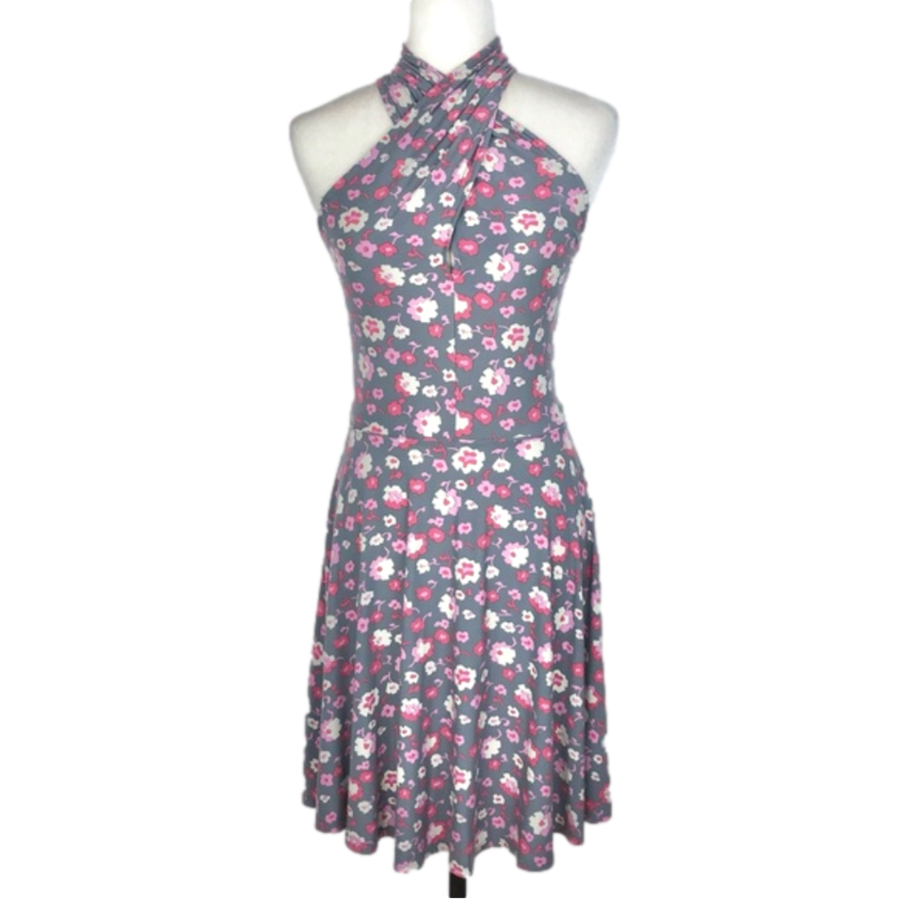 Free People floral halter dress